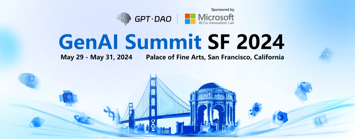 GENAI SUMMIT San Francisco 2024 official banner