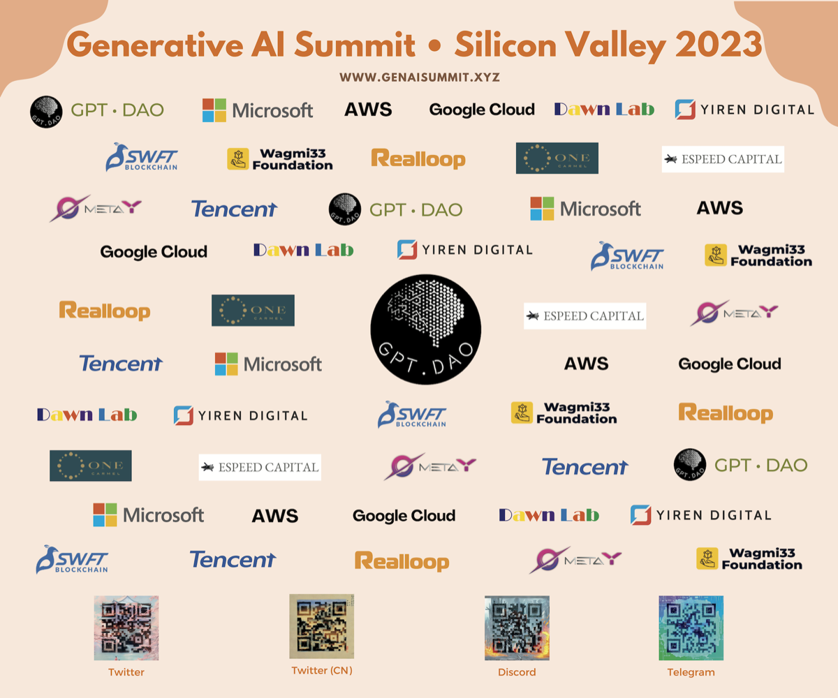 GENAI SUMMIT Silicon Valley 2023 photo wall